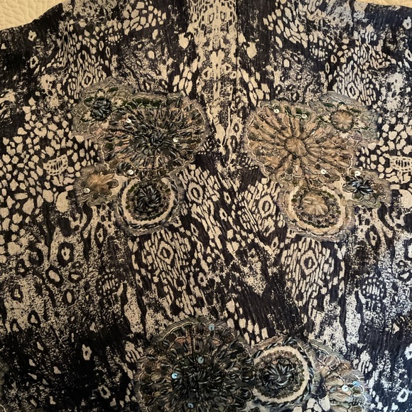 Soft Surroundings Emory Open Front Navy Cardi Topper PS / PM - Picture 9 of 10